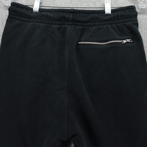Nike Air Jordan Pants Mens Small Activewear Jogger Sweat Drawstring Lounge Black - Picture 10 of 10